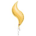 Anagram Anagram 41176 42 in. Gold Curve Flat Foil Balloon 41176